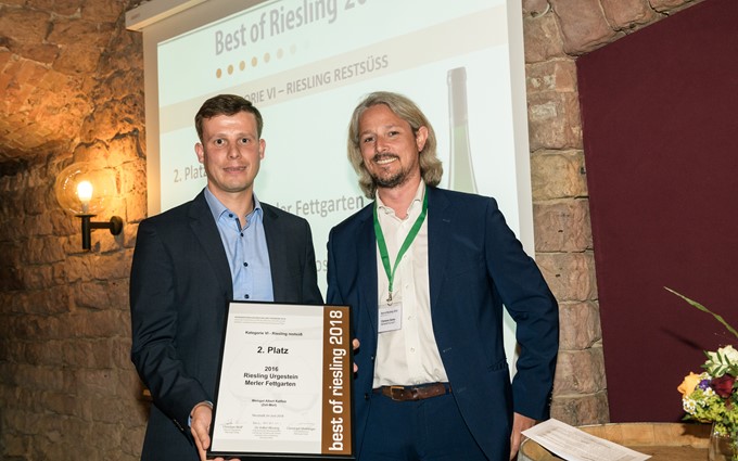 Zweitbester Riesling heißt Urgestein
